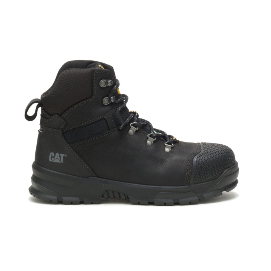 CAT Footwear Mens Accomplice X Waterproof Steel Toe CSA Work Boot Black