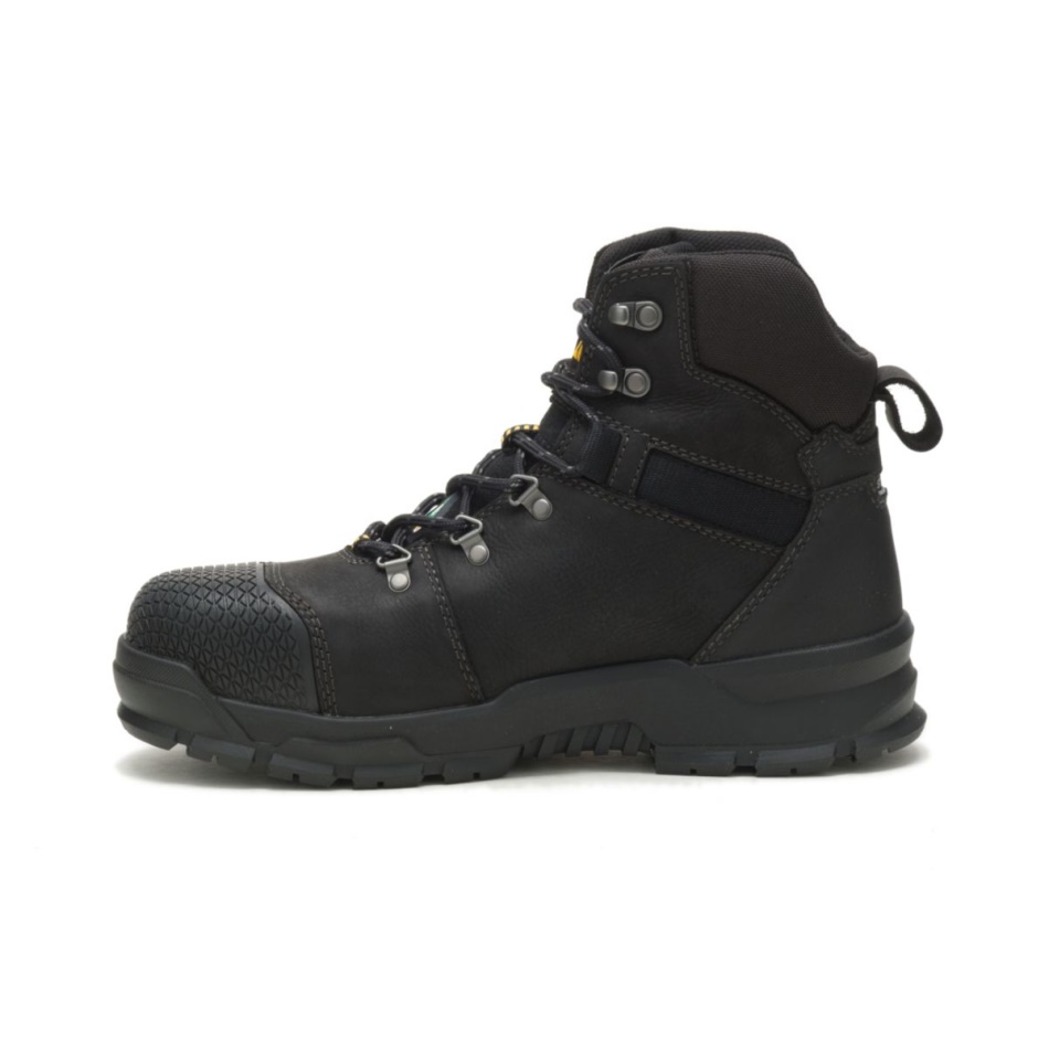 CAT Footwear Men\s Accomplice X Waterproof Steel Toe CSA Work Boot Black