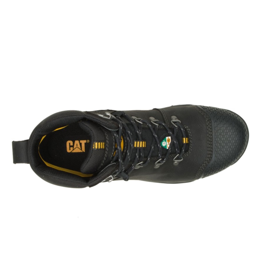 CAT Footwear Men\s Accomplice X Waterproof Steel Toe CSA Work Boot Black