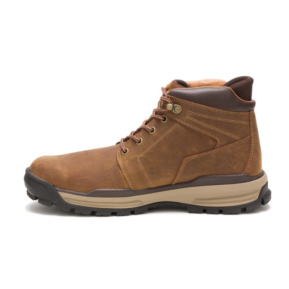 CAT Footwear Men\s Cohesion Ice plus Waterproof Thinsulate Boot Brown Sugar