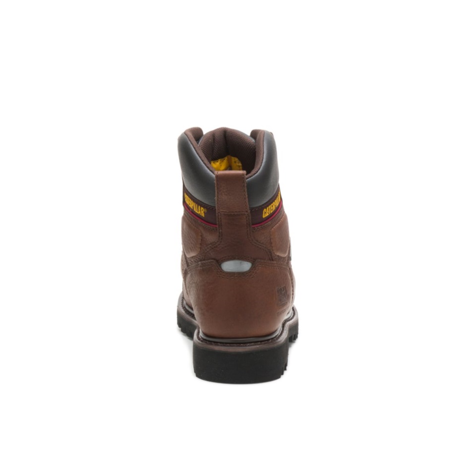 CAT Footwear Men\s Control 6” Waterproof TX Composite Toe CSA Work Boot Oak
