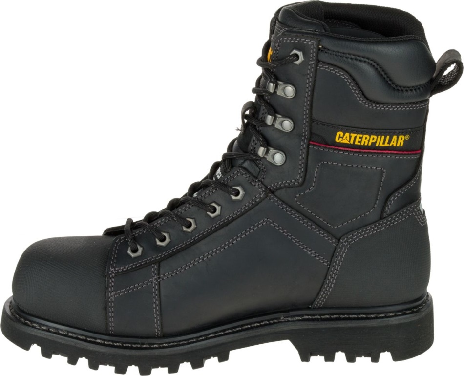 CAT Footwear Men\s Control 8” Waterproof Composite Toe CSA Work Boot Black