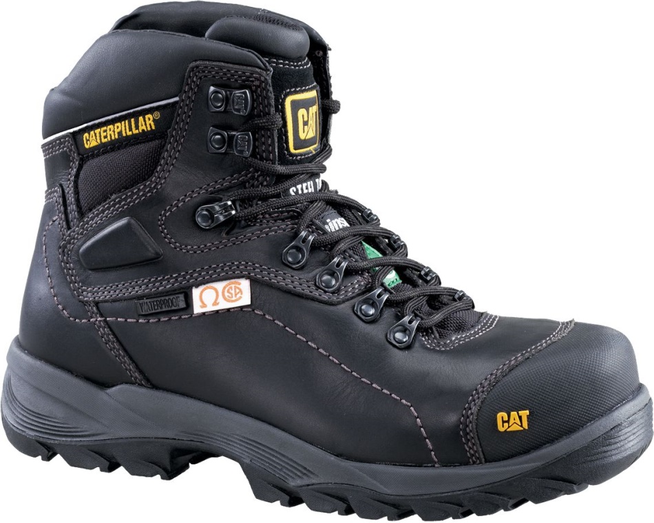 CAT Footwear Mens Diagnostic Hi CSA Boot Waterproof Black