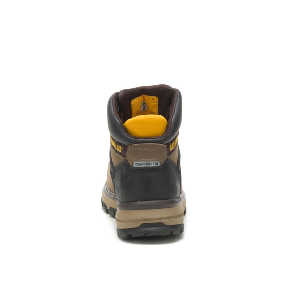 CAT Footwear Men\s Excavator Superlite Waterproof Carbon Composite Toe CSA Work Boot Bungee Cord