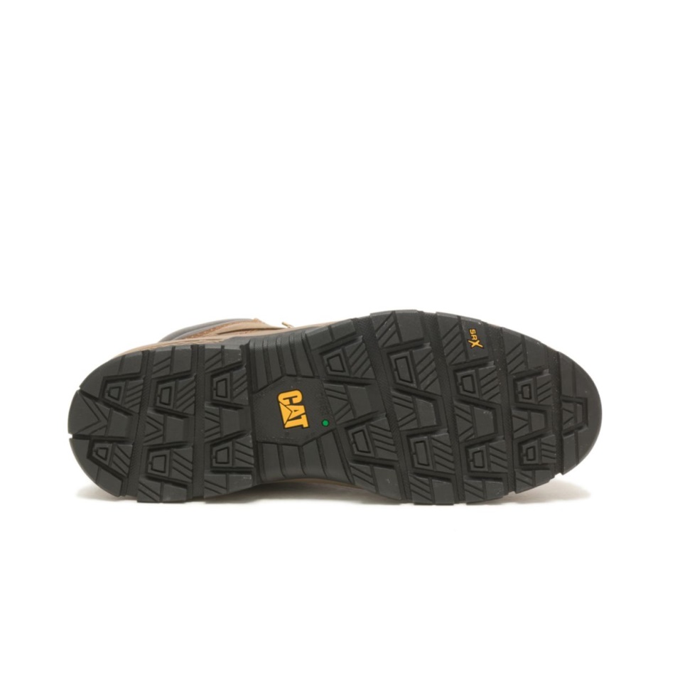 CAT Footwear Men\s Exposition 6” Waterproof Alloy Toe CSA Work Boot Pyramid