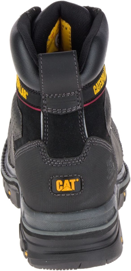 CAT Footwear Men\s Hauler 6” Waterproof Composite Toe Work Boot Black