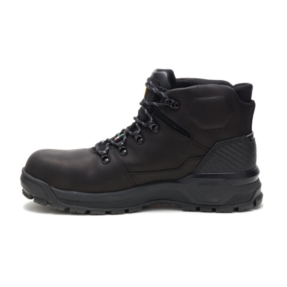 CAT Footwear Men\s Kinetic Ice plus Waterproof Thinsulate Composite Toe CSA Work Boot Black