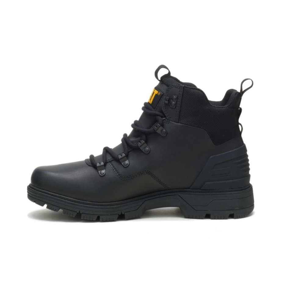 CAT Footwear Men\s Leverage Hiker Waterproof Boot Black