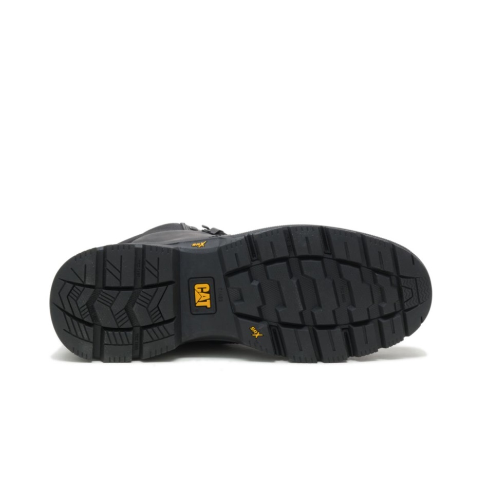 CAT Footwear Men\s Leverage Hiker Waterproof Boot Black