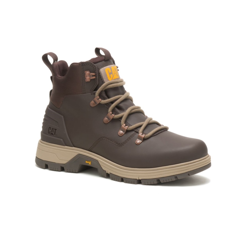 CAT Footwear Men\s Leverage Hiker Waterproof Boot Demitasse