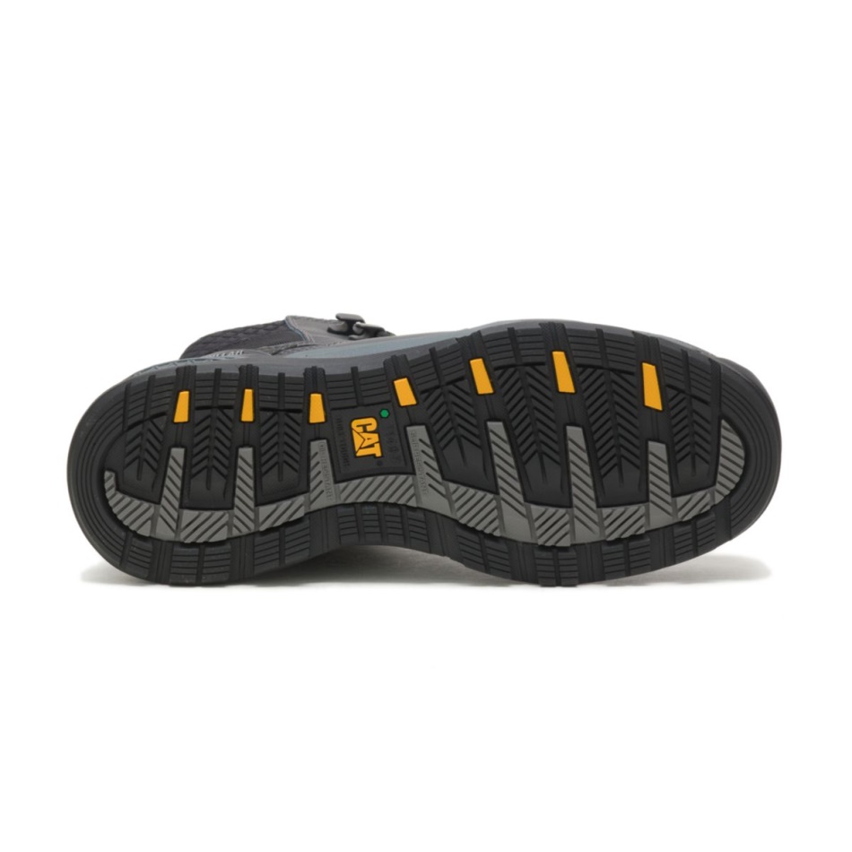 CAT Footwear Men\s Provoke Mid Waterproof Alloy Toe CSA Work Boot Black