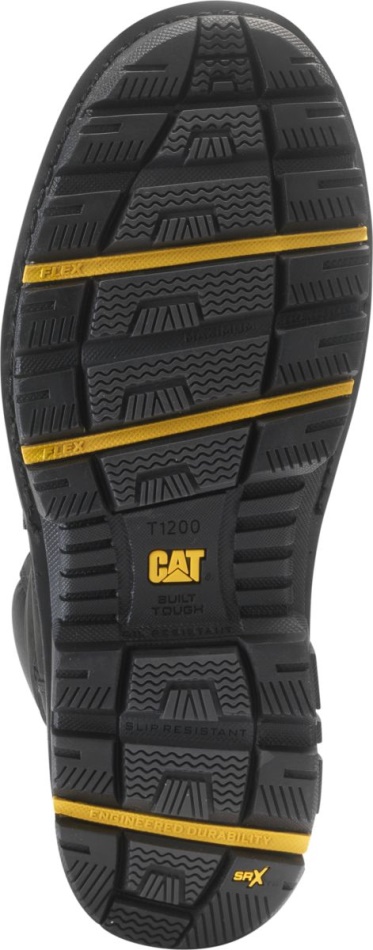 CAT Footwear Men\s Rasp 8” Waterproof Met CSA Work Boot Black