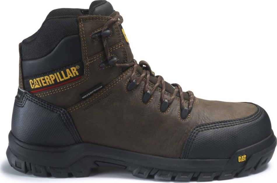 CAT Footwear Mens Resorption CT WP CSA Seal Brown