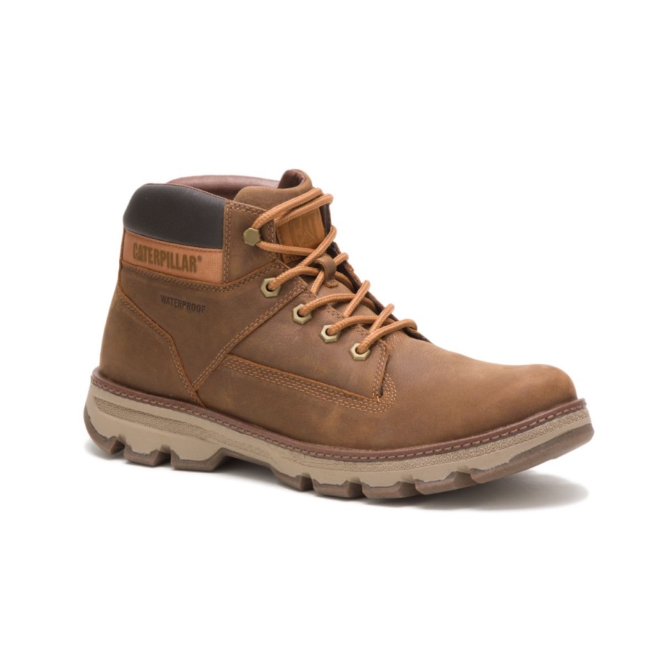 CAT Footwear Men\s Situate Waterproof Boot Brown Sugar
