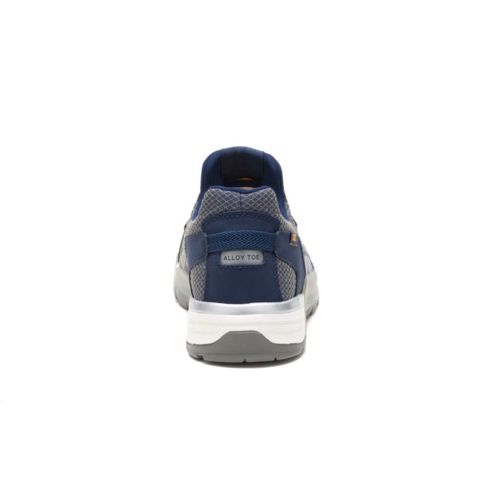 CAT Footwear Men\s Sprint Textile Alloy Toe CSA Work Shoe Dress Blue