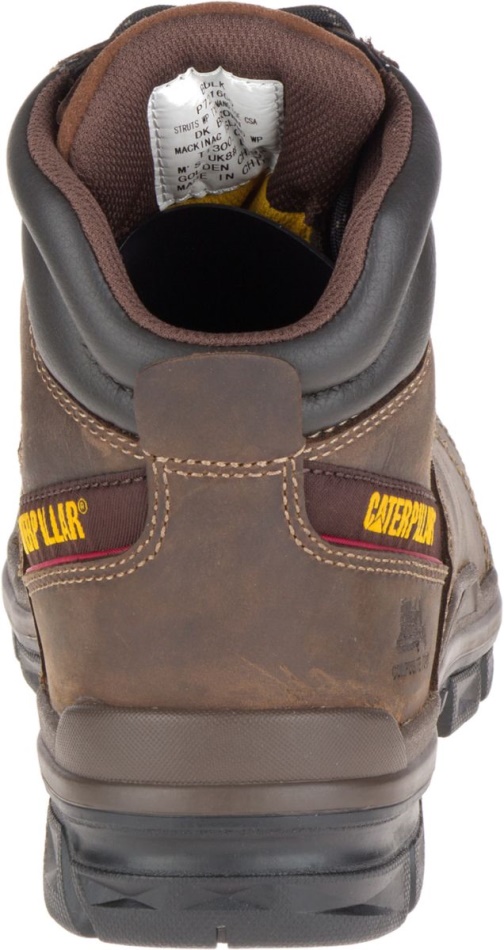 CAT Footwear Men\s Struts Waterproof TX CSA NT Work Boot Dark Brown