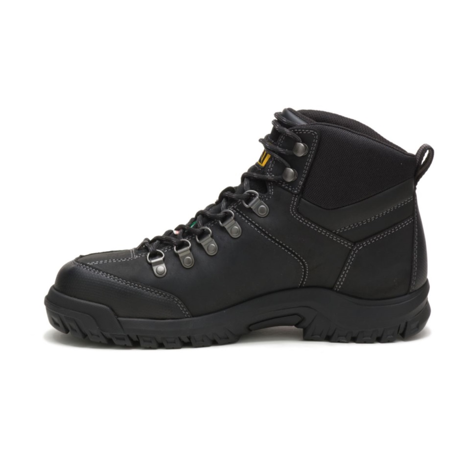 CAT Footwear Men\s Threshold Waterproof Steel Toe CSA Work Boot Black