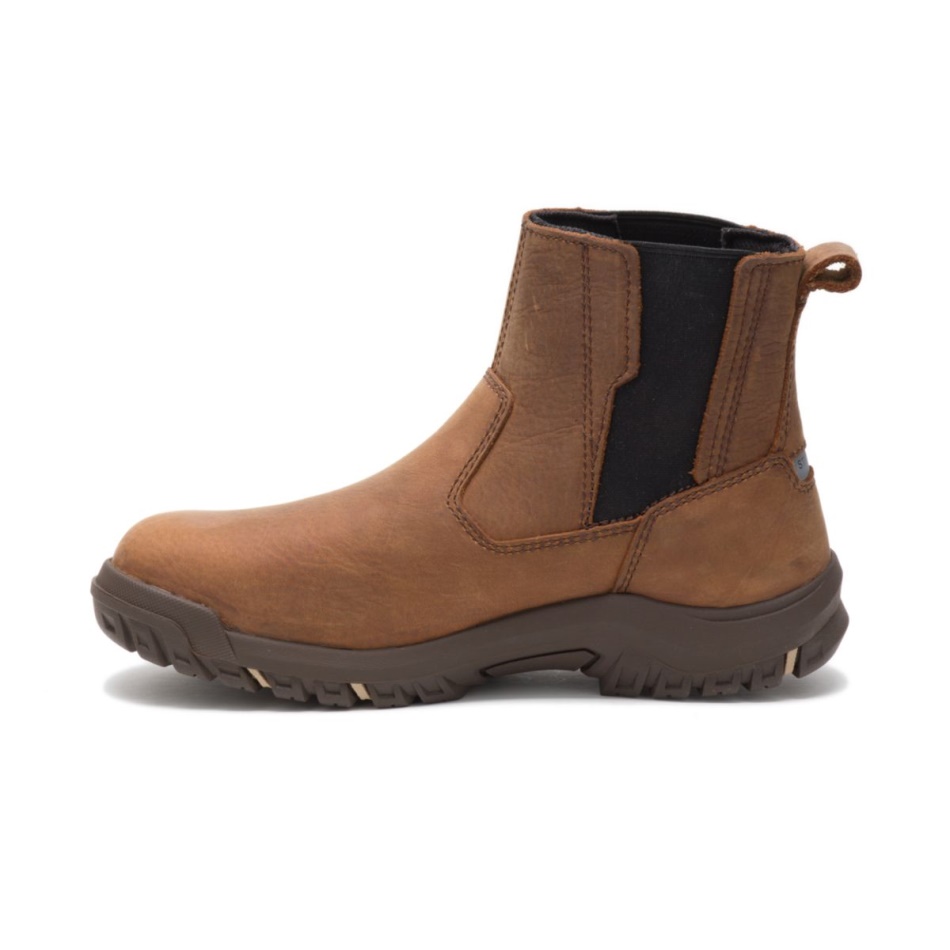 CAT Footwear Women\s Abbey Steel Toe CSA Work Boot Butterscotch