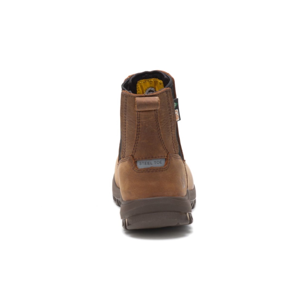 CAT Footwear Women\s Abbey Steel Toe CSA Work Boot Butterscotch