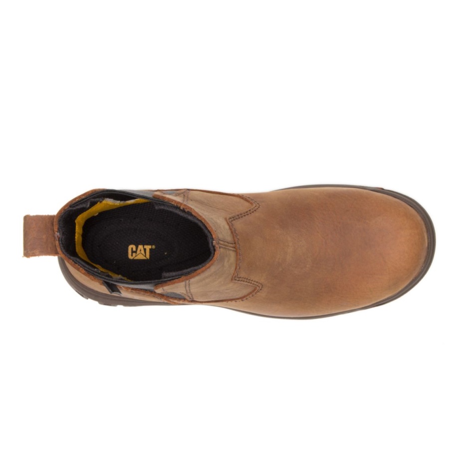 CAT Footwear Women\s Abbey Steel Toe CSA Work Boot Butterscotch