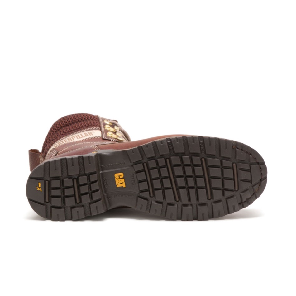 CAT Footwear Women\s Clover 8” Steel Toe CSA Tawny