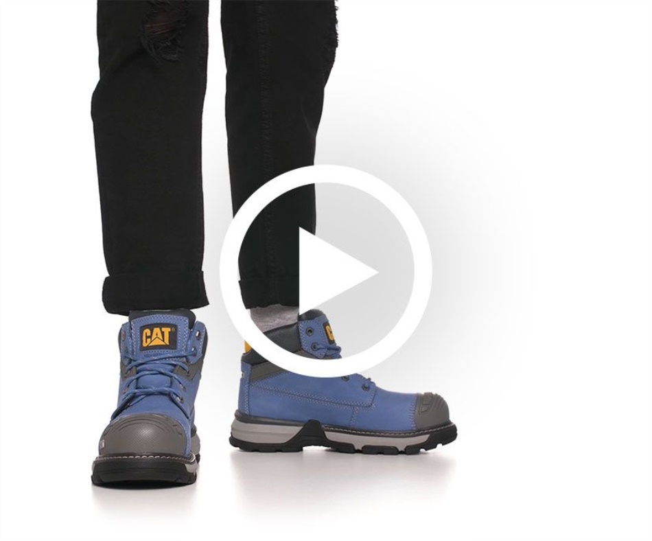 CAT Footwear Women\s Excavator Superlite Waterproof Carbon Composite Toe CSA Work Boot Sudan Brown