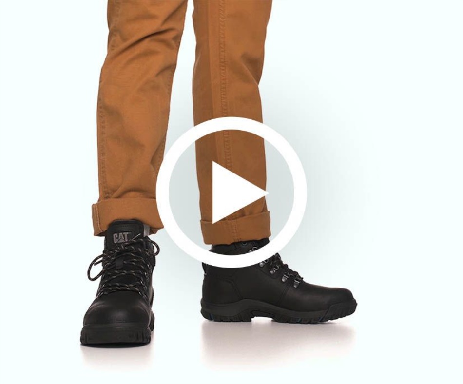 CAT Footwear Women\s Mae ST Waterproof CSA Work Boot Black