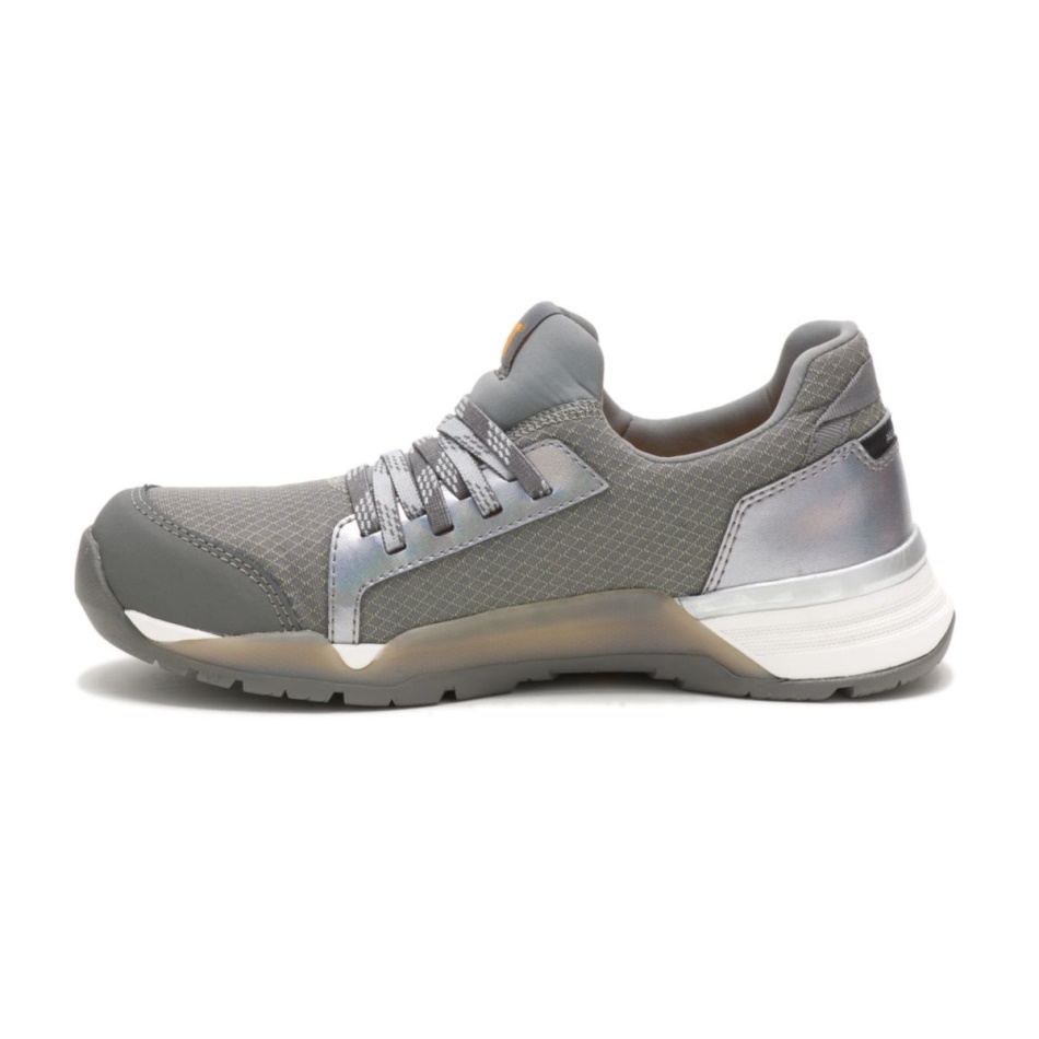 CAT Footwear Women\s Sprint Textile Alloy Toe CSA Work Shoe Medium Charcoal