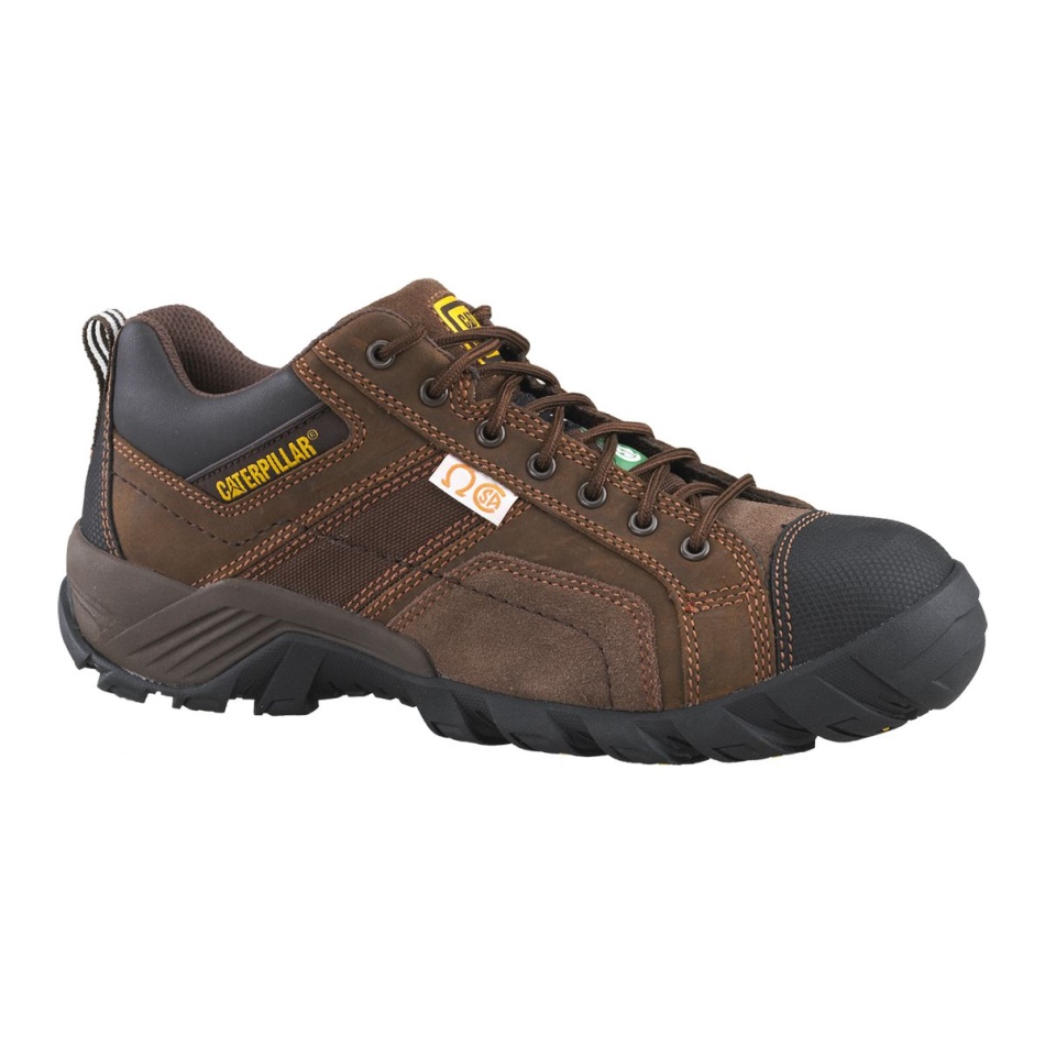 CAT Footwear Men's Argon CSA Composite Toe Non Metallic Dark Brown