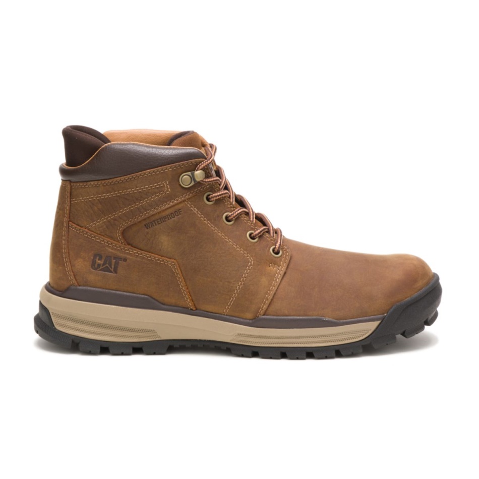 CAT Footwear Men's Cohesion Ice plus Waterproof Thinsulate? Boot Brown Sugar