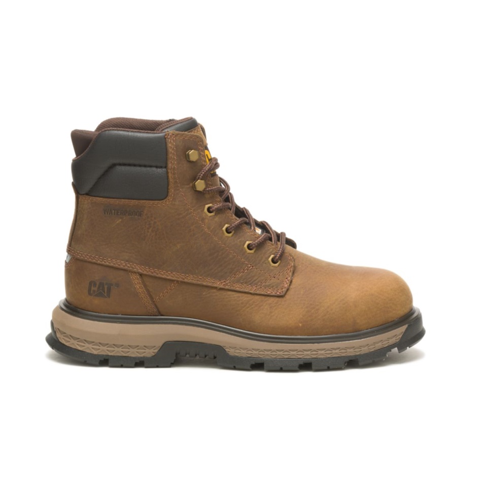 CAT Footwear Men's Exposition 6” Waterproof Alloy Toe CSA Work Boot Pyramid