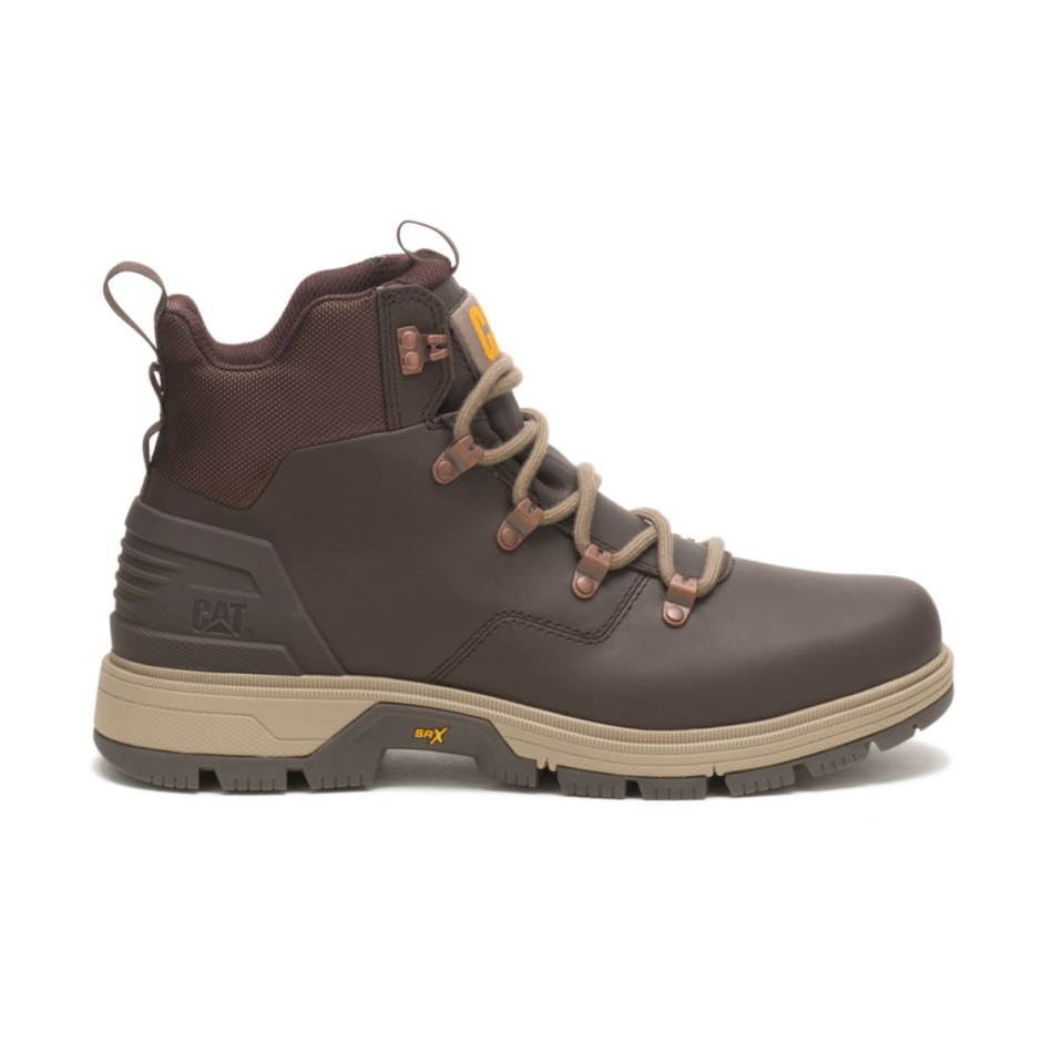 CAT Footwear Men's Leverage Hiker Waterproof Boot Demitasse